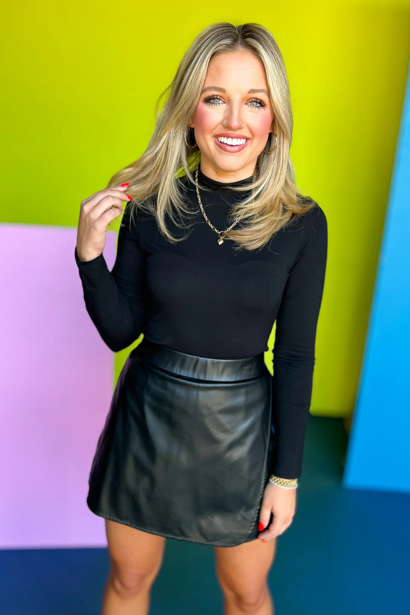 SSYS Signature Long Sleeve Turtleneck In Black | Shop Style Your Senses