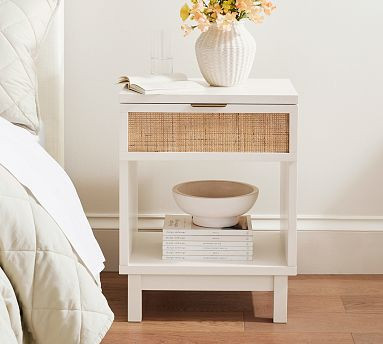 Westly Cane Mini Nightstand (20") | Pottery Barn (US)