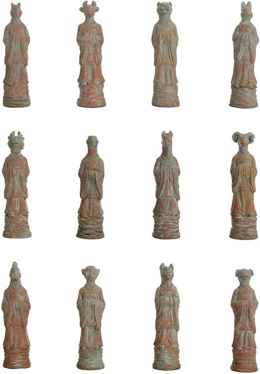 Dann Foley Lifestyle - Zodiac Animal Figurines - Terracotta Finish - Set of 12 | Amazon (US)