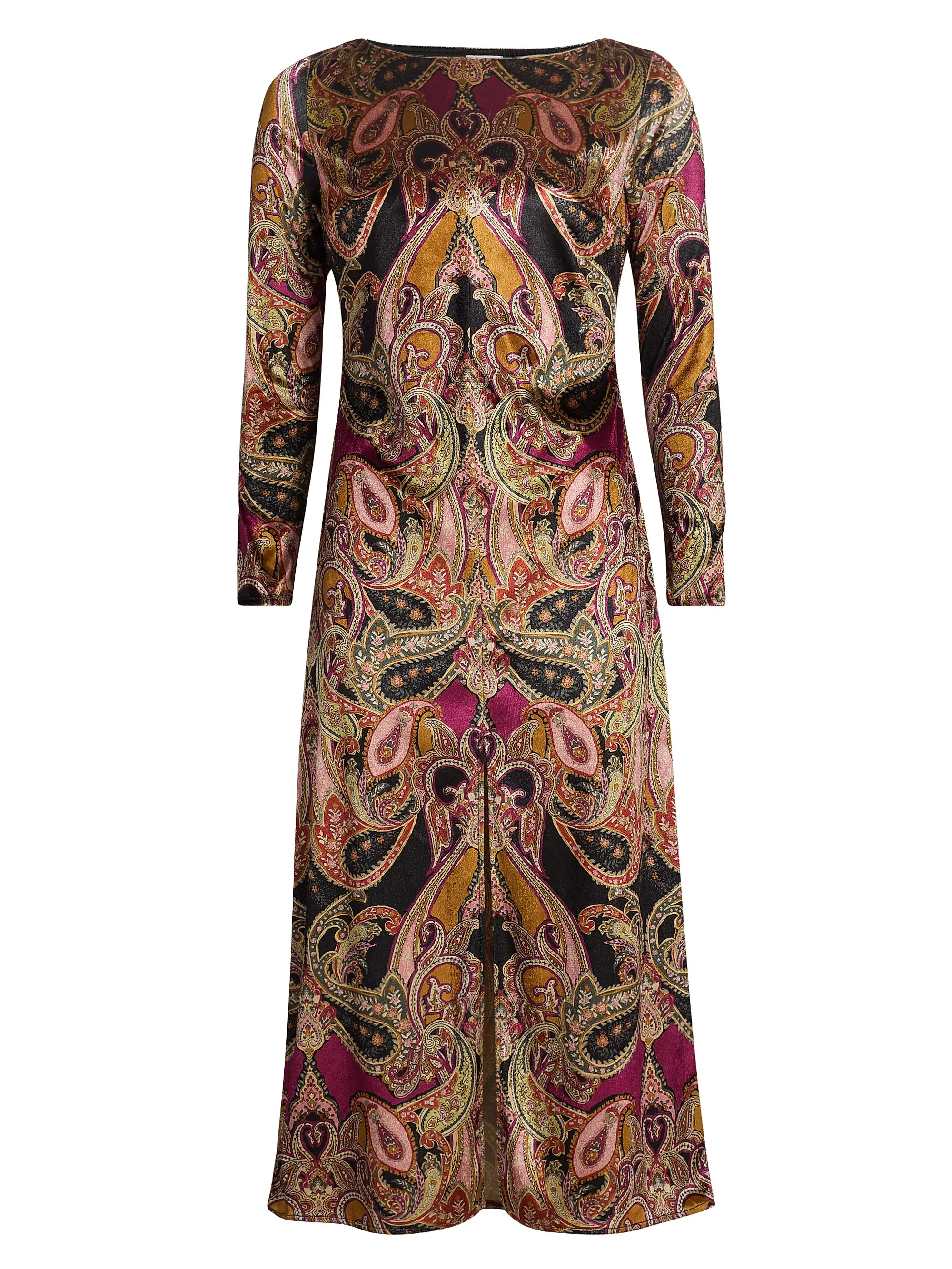Goldie Velvet Paisley Midi-Dress | Saks Fifth Avenue