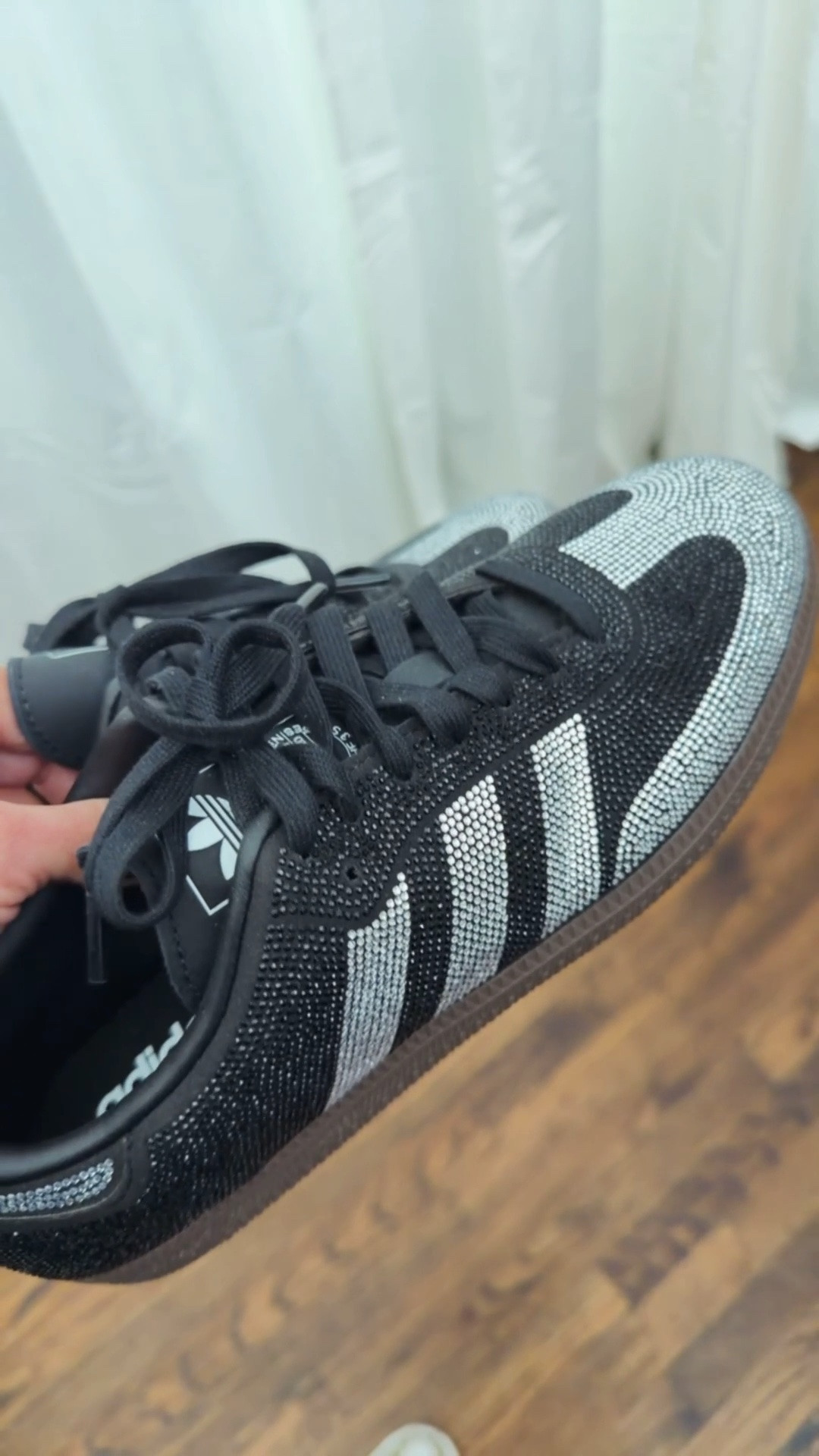 The viral crystal adidas are back in stock in all sizes!

#LTKOver40 #LTKSeasonal #LTKSaleAlert