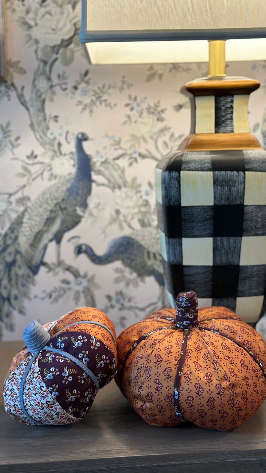 The perfect quilted pumpkins by Vera Bradley #pumpkins #decor #halloween #fall 

#LTKHome #LTKFindsUnder100 #LTKSeasonal