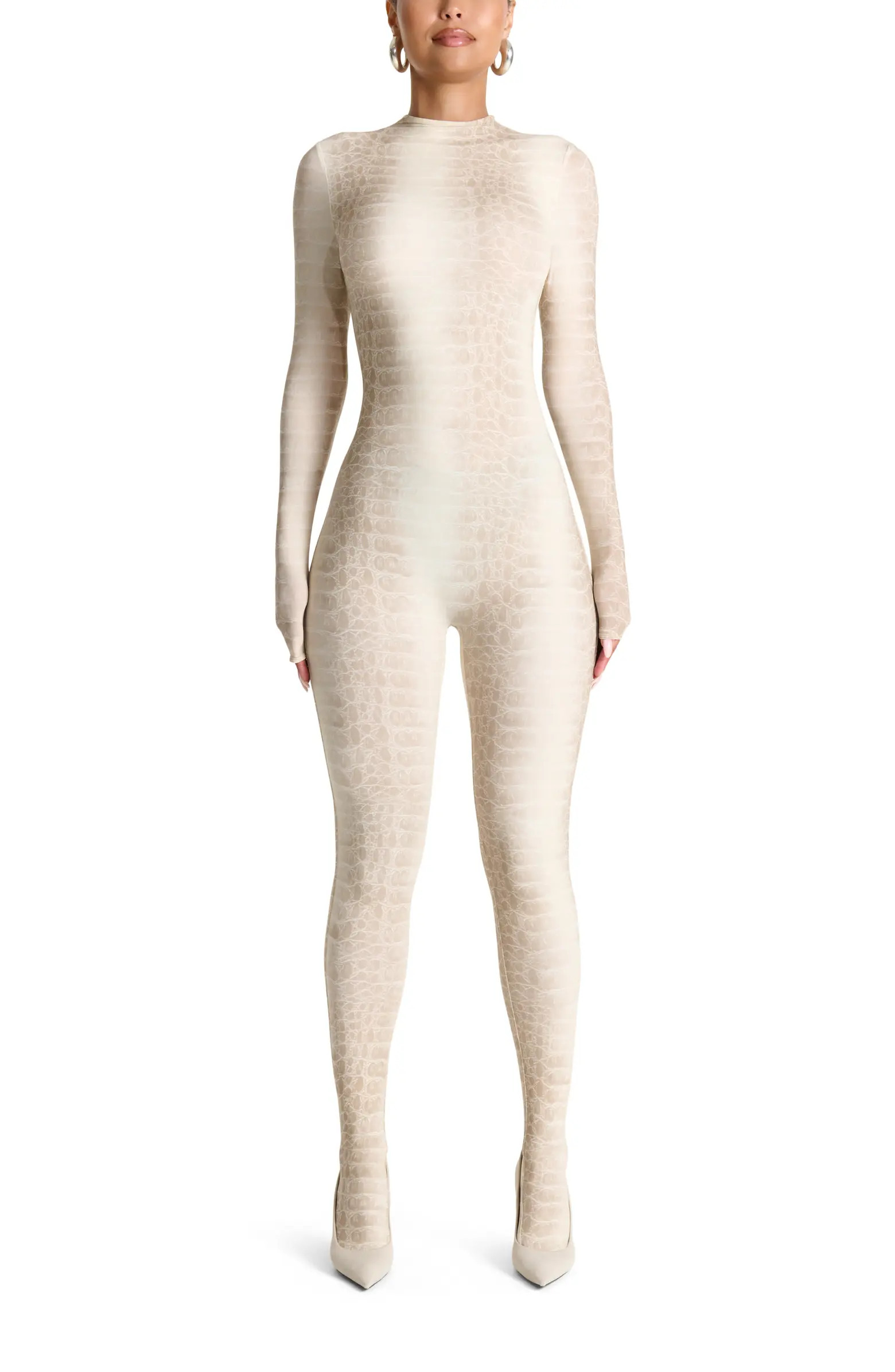 Animal Print Closed Toe Jumpsuit | Nordstrom