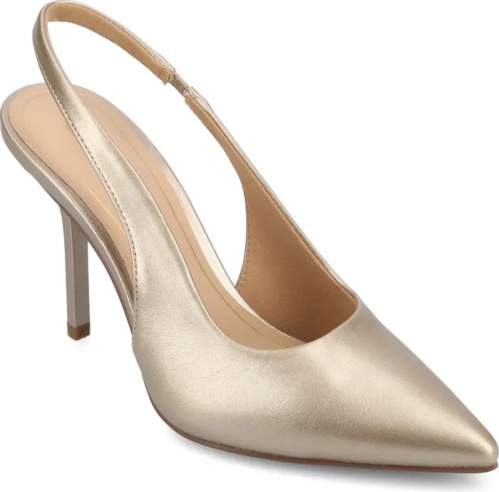 Journee Collection Elenny Slingback Stiletto Pump (Women) | Nordstromrack | Nordstrom Rack
