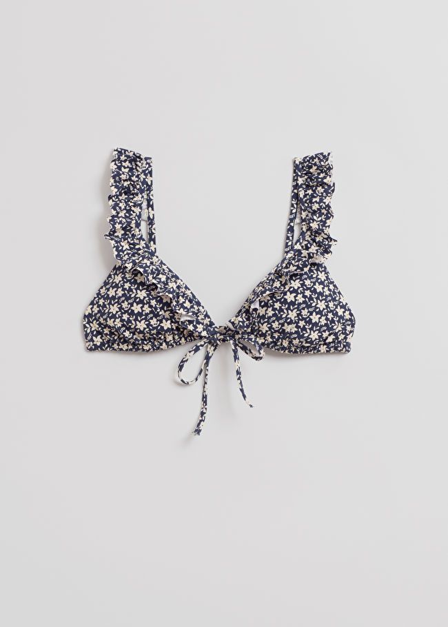 Frilled Triangle Bikini Top | & Other Stories US