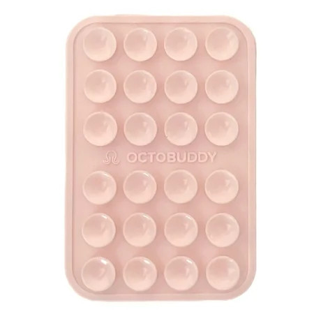 Octobuddy Silicone Suction Adhesive Mount Phone Case Chalk Pink for iPhone and Android | Walmart (US)