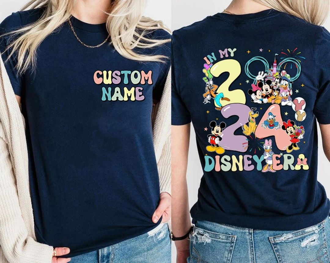Personalized In My Disneyland Era Shirt | Colorful Vacay Shirt | Disneyworld Shirt | Disneyland F... | Etsy (US)