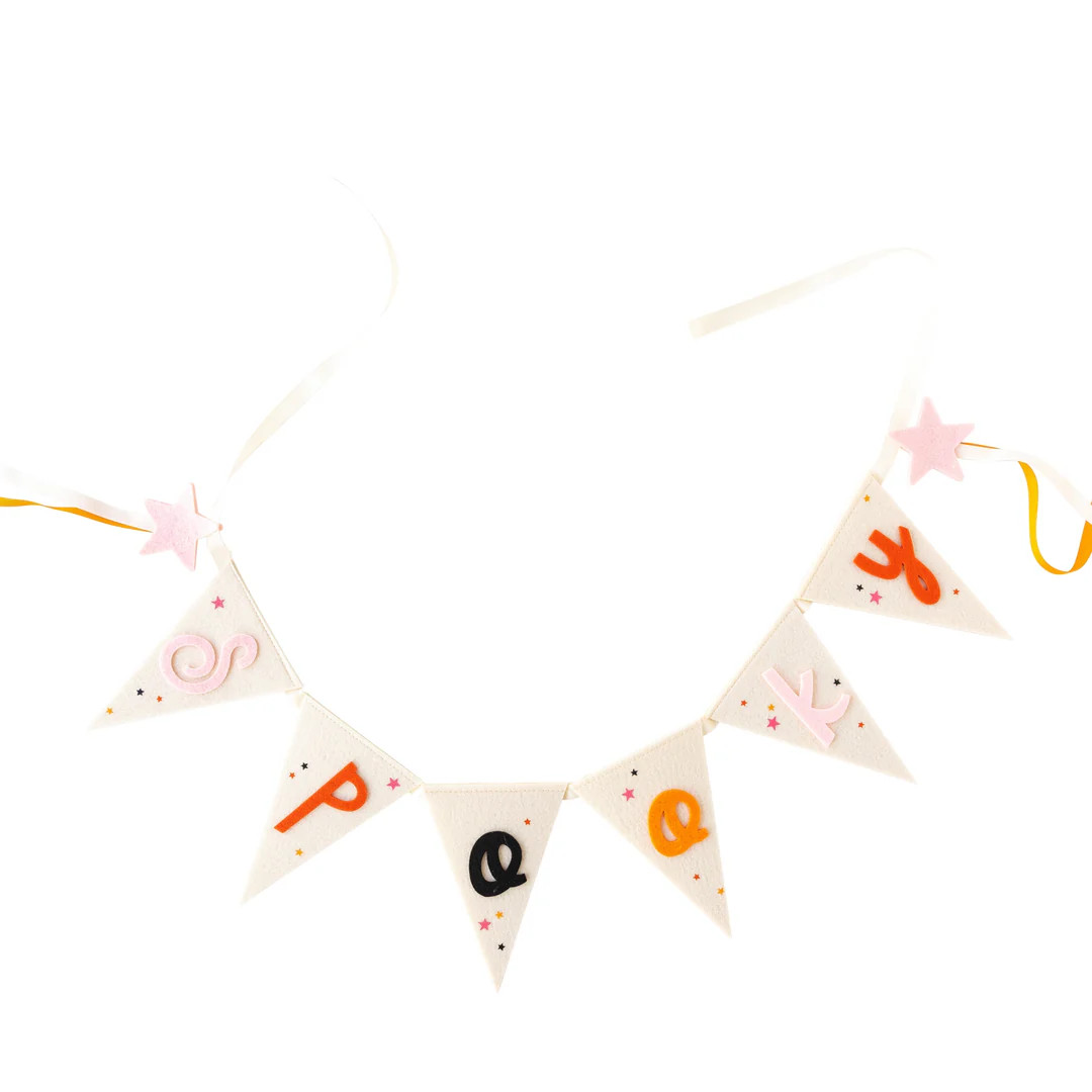 Ghoul Gang Spooky Felt Banner | My Mind's Eye