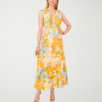 new!MSK Sleeveless Floral Maxi Dress | JCPenney