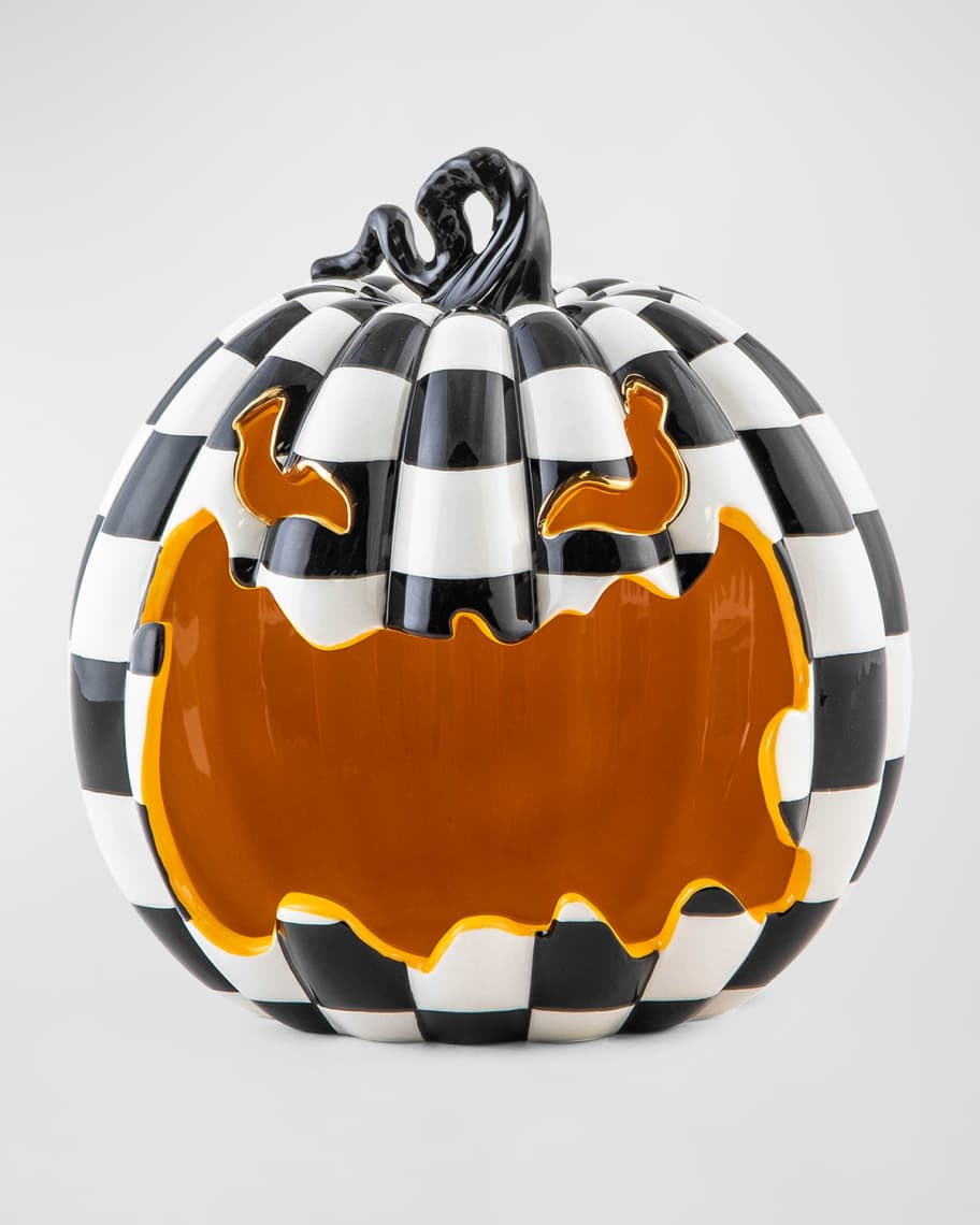 MacKenzie-Childs Jack O' Lantern Candy Dish | Neiman Marcus