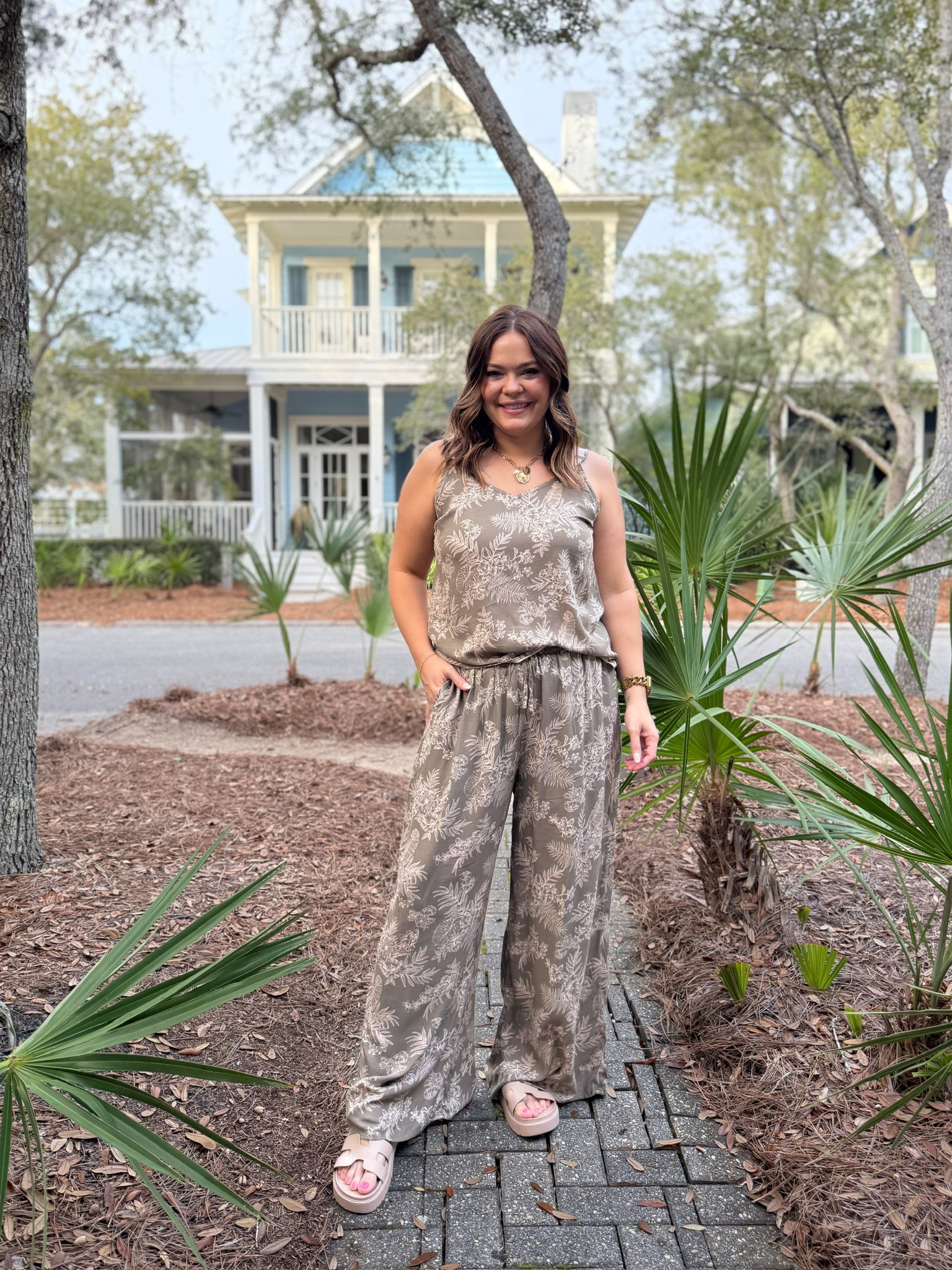 Another amazing 2 piece set perfect for spring break vacation // length is great
pockets ☑️  adjustable straps 
fun print  @balticbornclothing // wearing true size large // resort wear / midsize mom style / vacation outfits / spring break

Follow my shop @kelsiekristine on the @shop.LTK app to shop this post and get my exclusive app-only content!

#LTKFindsUnder100 #LTKMidsize #LTKStyleTip