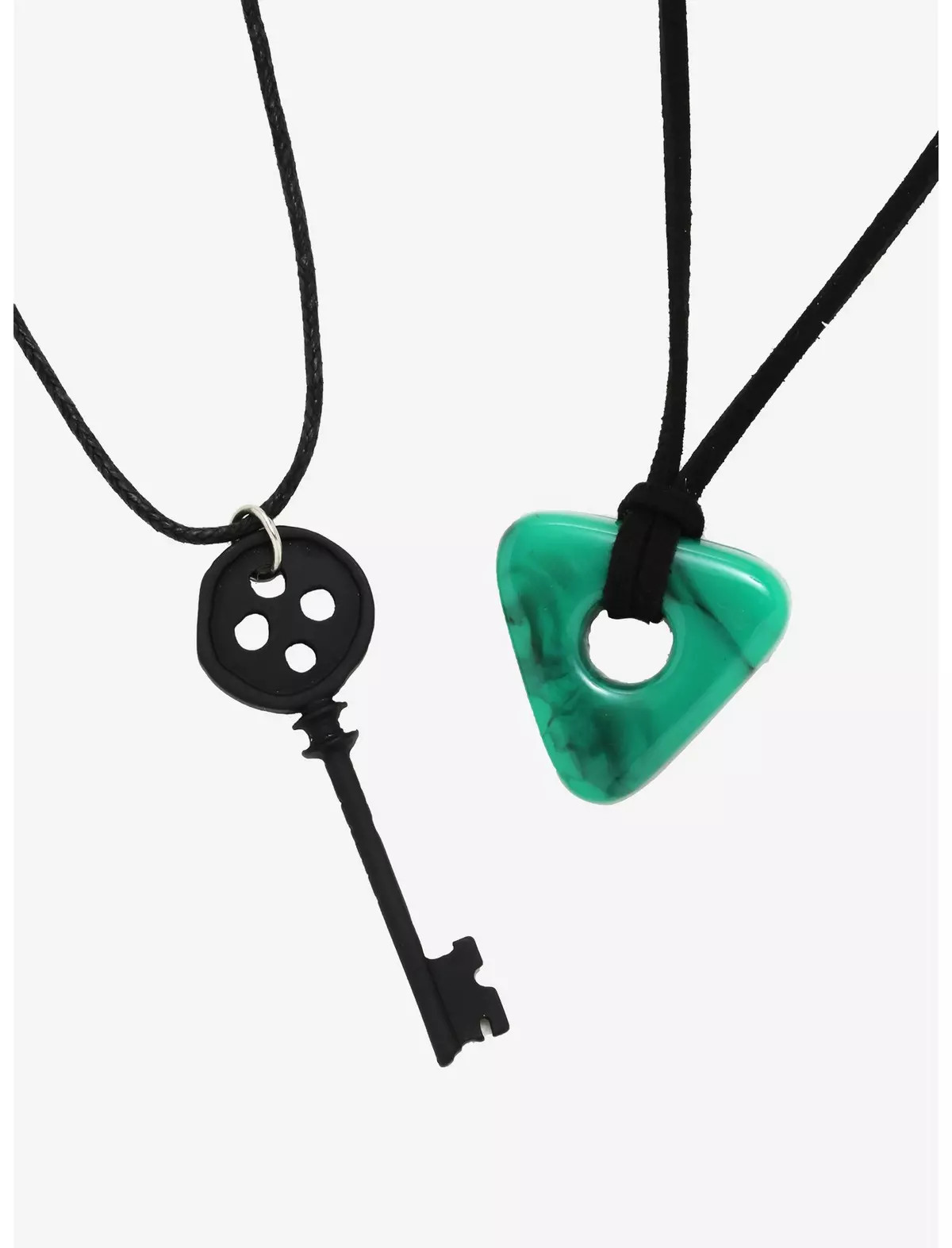 Coraline Key & Seeing Stone Necklace Set | Hot Topic | Hot Topic