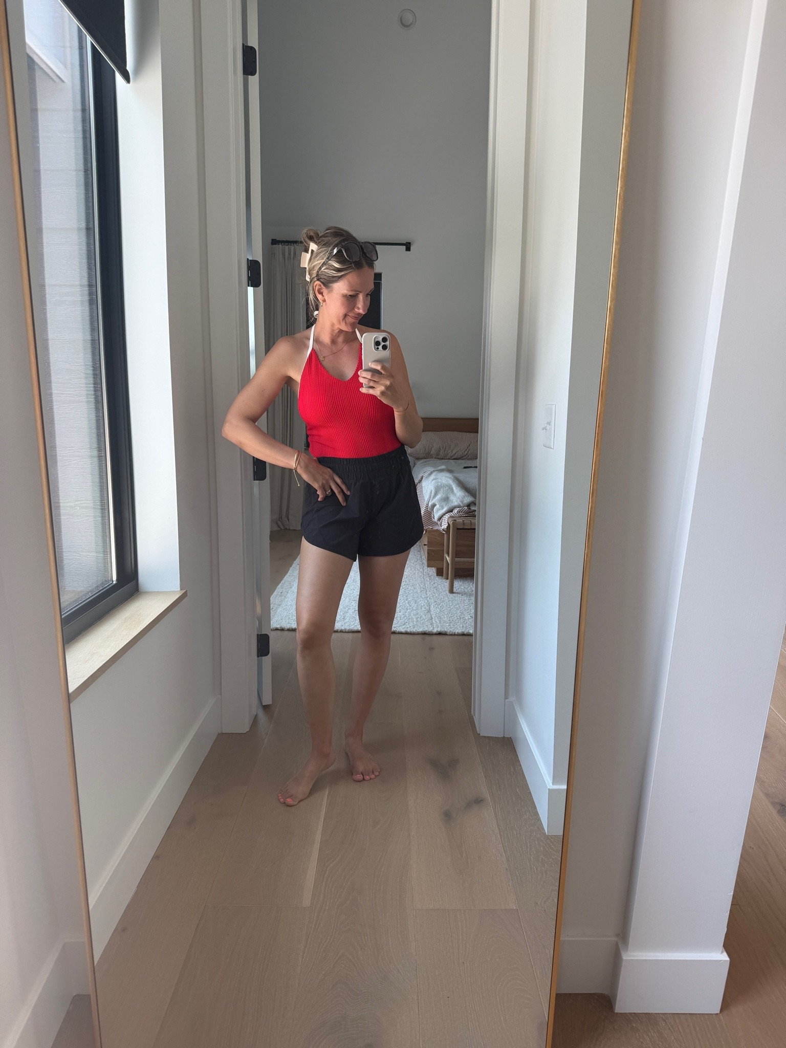 This red swimsuit for $12!! 🇺🇸