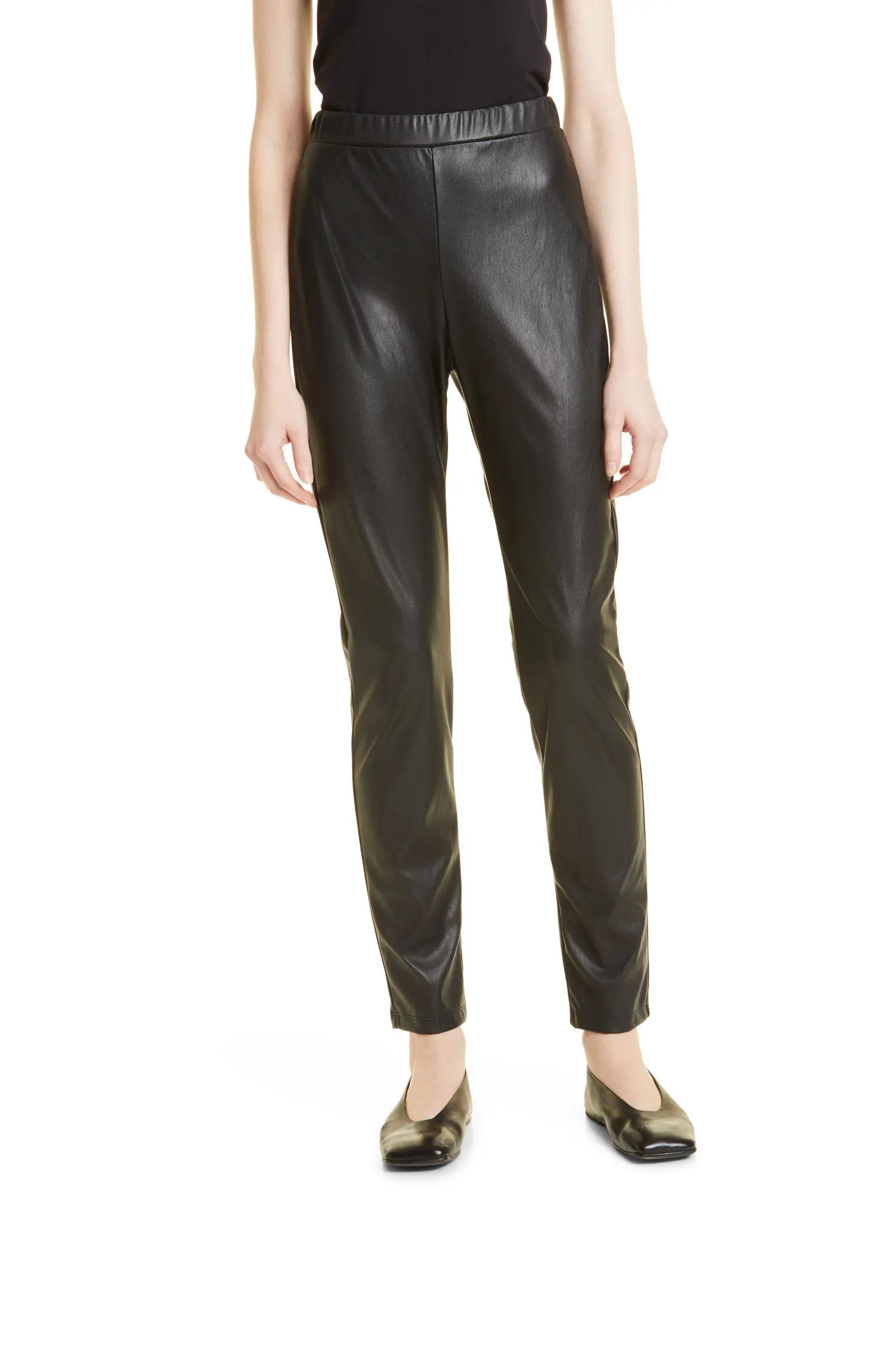 Ranghi Faux Leather Pull-On Pants | Nordstrom