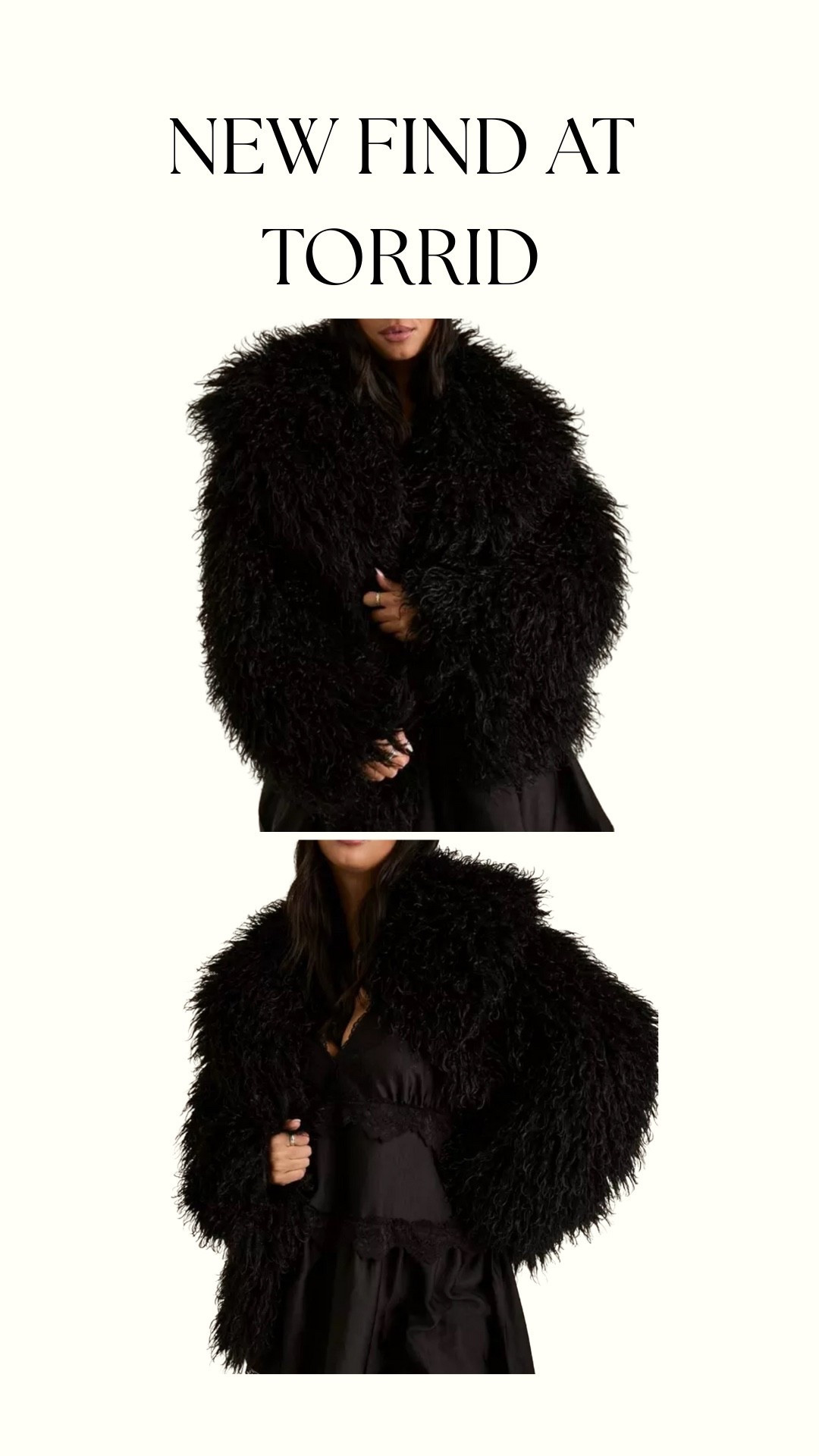 Faux furs is the hot topic for winter and this new jacket from Torrid is the perfect one to add to your collection 🖤

#LTKMidsize #LTKHoliday #LTKPlusSize