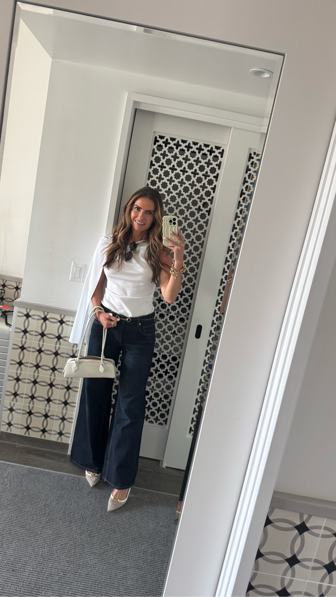 night 3 in santa barbara off to @luckysmontecito w sweet friends (it was such a vibe & my fav here so far) shop my amazing #ootn i’ve been waiting for a fun night to share this stunning blouse🤍

with updated denim, kitten heels & chic bag it’s the perfect summer fit for all! 

wearing small top & size 2 denim both run tts 



#LTKFindsUnder100 #LTKStyleTip #LTKItBag