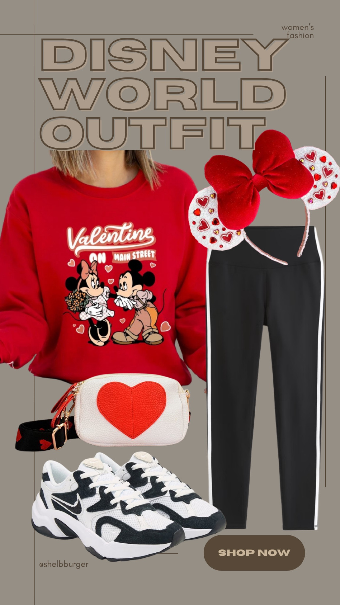 Disney World outfit Mickey and Minnie Mouse Valentine on Main Street outfit

#LTKTravel #LTKSeasonal #LTKFamily