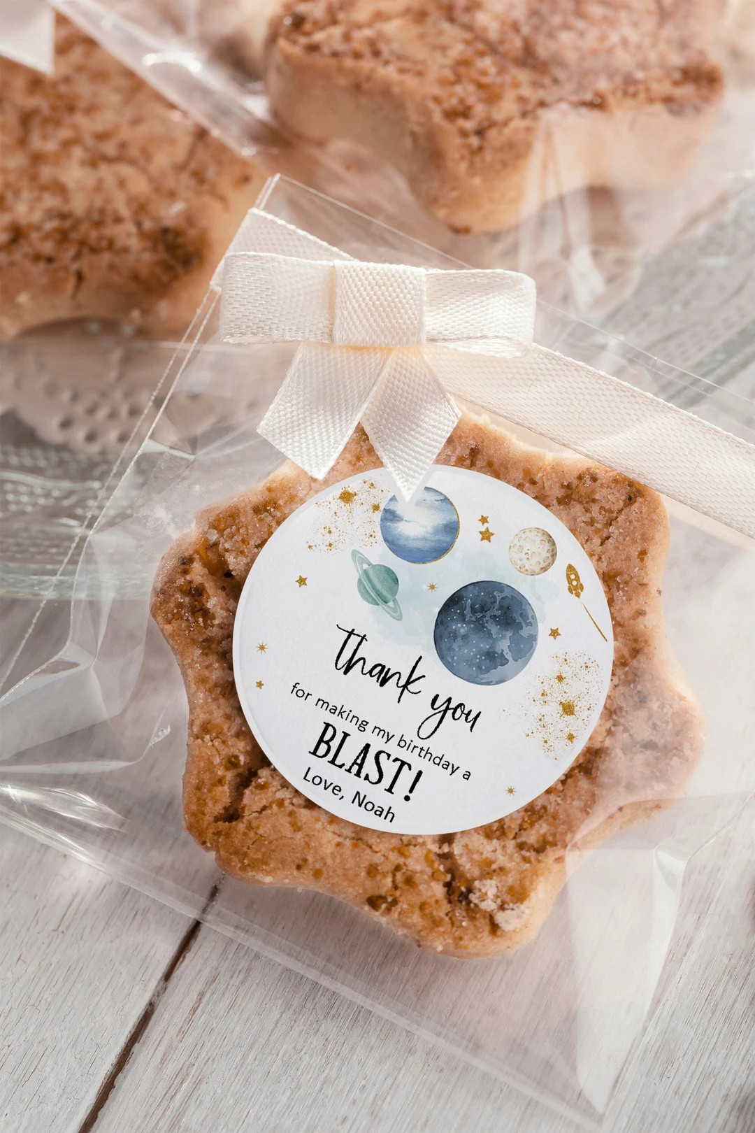 Outer Space Thank You Stickers, First Trip Around the Sun Birthday Boy, Galaxy Birthday Party Fav... | Etsy (US)