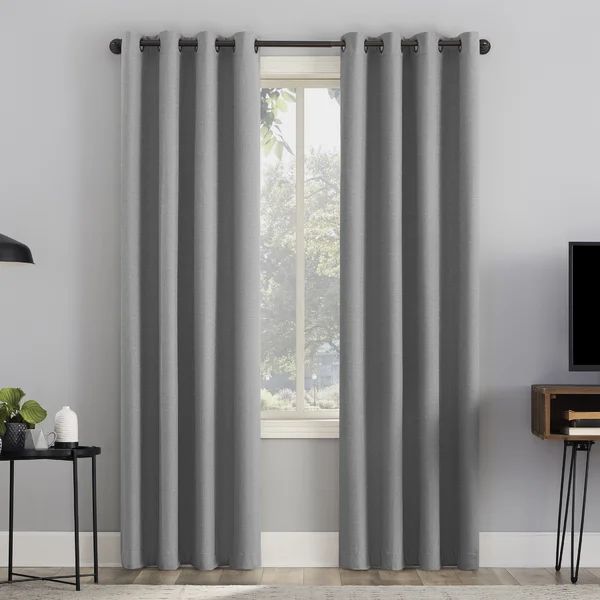 Channing Solid Max Blackout Thermal Grommet Single Curtain Panel | Wayfair North America