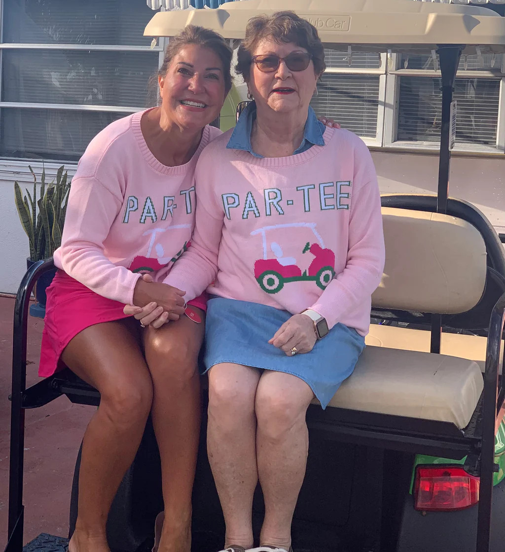 PAR-TEE True Intarsia Sweater | Pearls & Camo