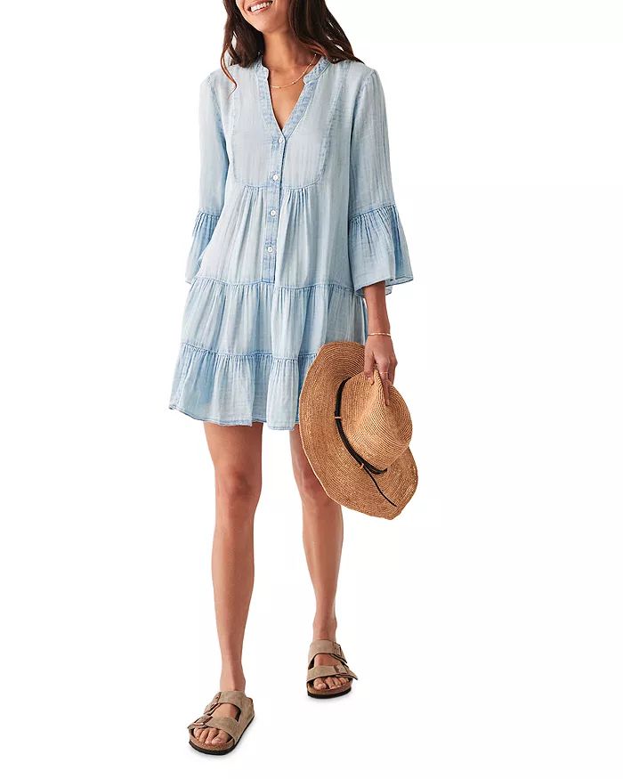 Faherty Kasey Organic Cotton Tiered Dress Women - Bloomingdale's | Bloomingdale's (US)