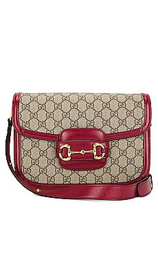 FWRD Renew Gucci Horsebit 1955 Shoulder Bag in Beige from Revolve.com | Revolve Clothing (Global)
