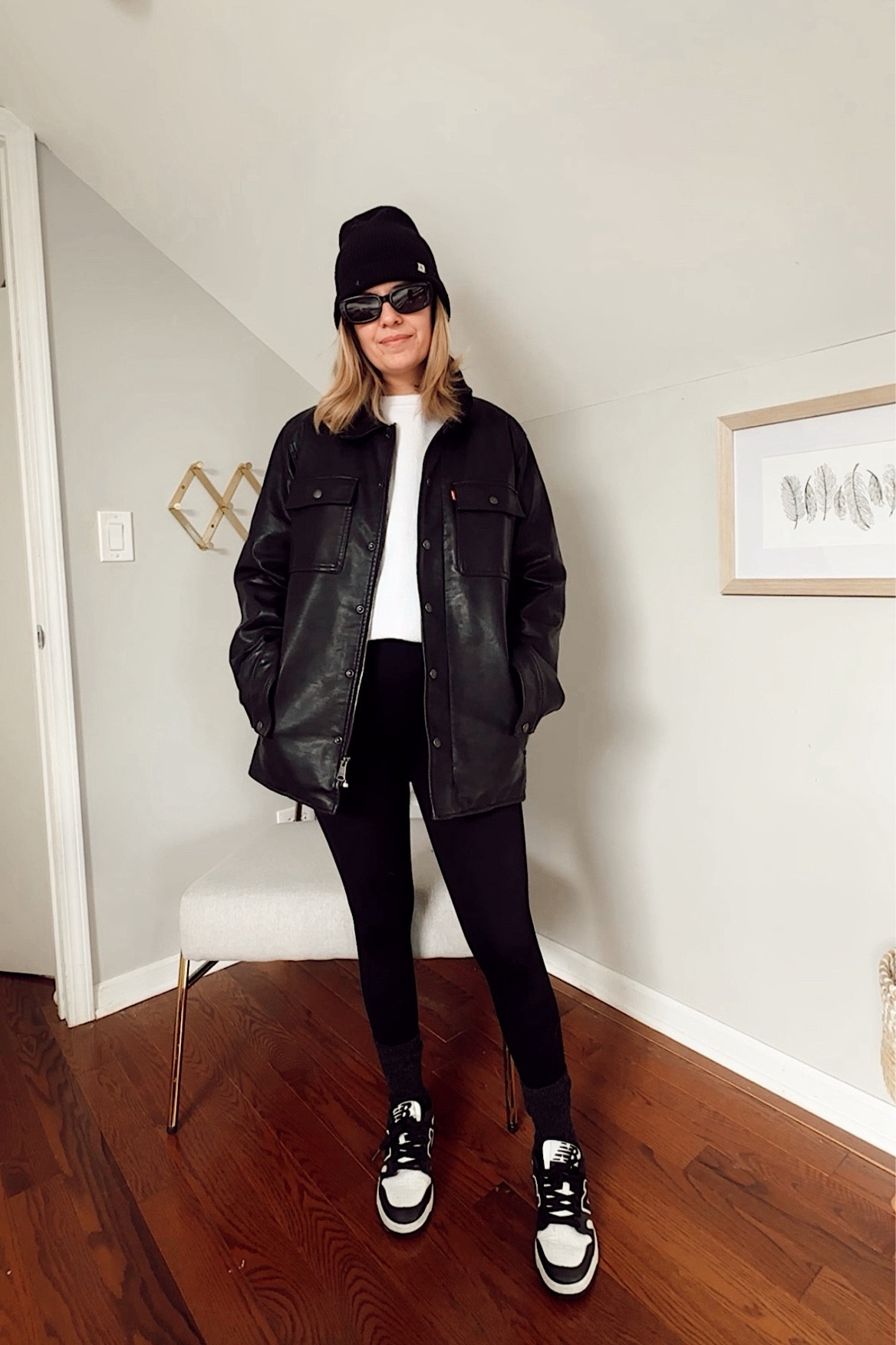 Styling my closet. 

Jumpsuit, sweatshirt, socks and sunnies are all Amazon. Sweatshirt is men’s size small  

#LTKover40 #LTKsalealert #LTKSeasonal