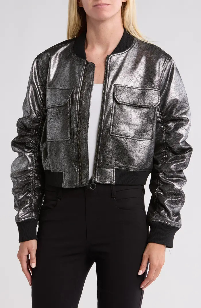 Glossy Bomber Jacket | Nordstrom Rack
