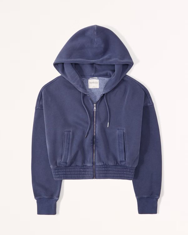 Essential Mini Sunday Hooded Full-Zip | Abercrombie & Fitch (US)