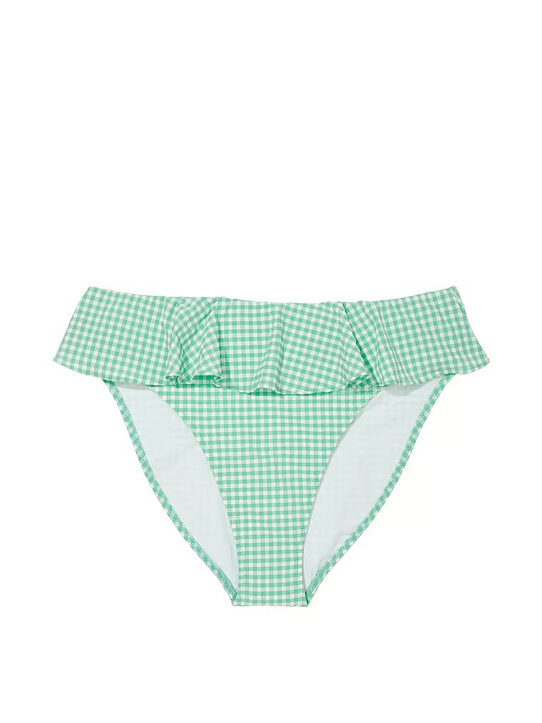 Ruffle High-Waist Full-Coverage Bikini Bottom | Victoria's Secret (US / CA )