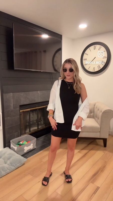size xs in white button down 
Size small in LBD from Amazon 
Sandals run tts 

#LTKFindsUnder50 #LTKStyleTip #LTKBeauty