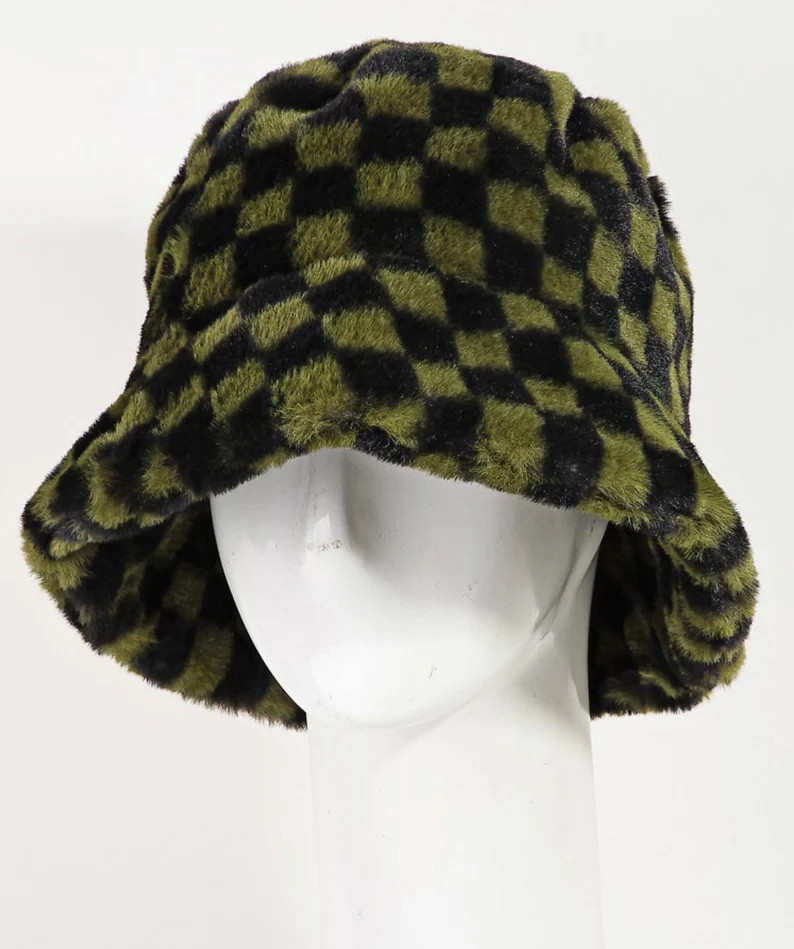 Womens Winter Bucket Hat-teddy Style Bucket Hat Faux Fur Bucket Hat-warm Beige Bucket Hat-women H... | Etsy (US)