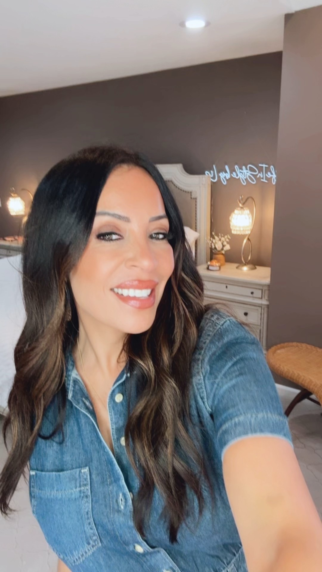 I love jumpsuits because you are one and done!✅  Denim jumpsuits are trending and this one is so affordable under $38. I’m wearing a size small and love the fit of the accentuated waist and wide legs. Grab it before it sells out!🏃‍♀️🤩

#LTKFindsUnder50 #LTKOver40 #LTKStyleTip