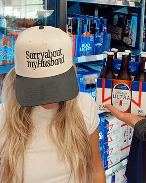 Sorry about my Husband Vintage Trucker Hat - PREORDER | KenzKustomz