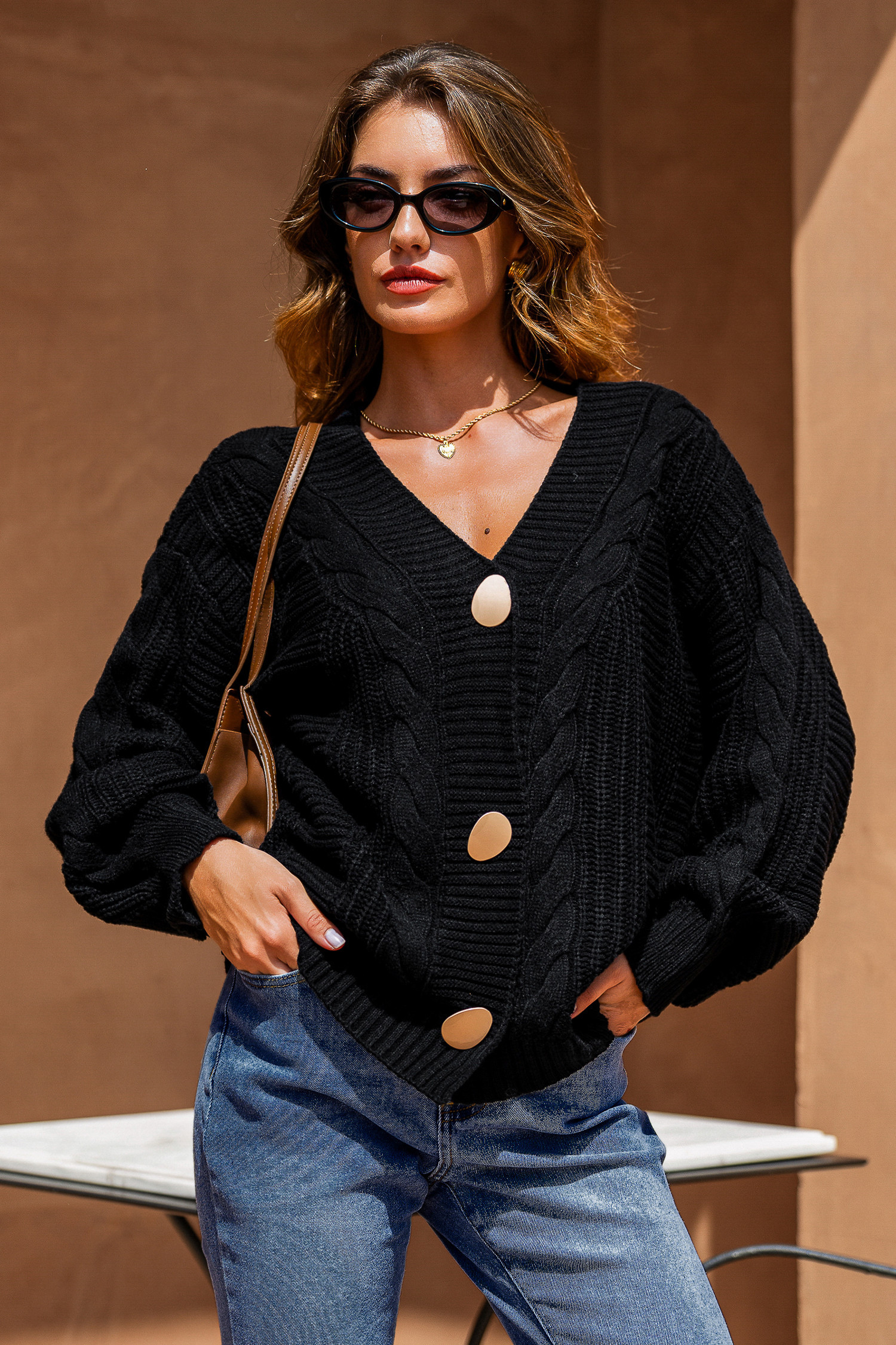 Big Hug Black Cardigan - S | Cupshe US