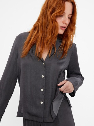Satin Pajama Shirt | Gap (US)