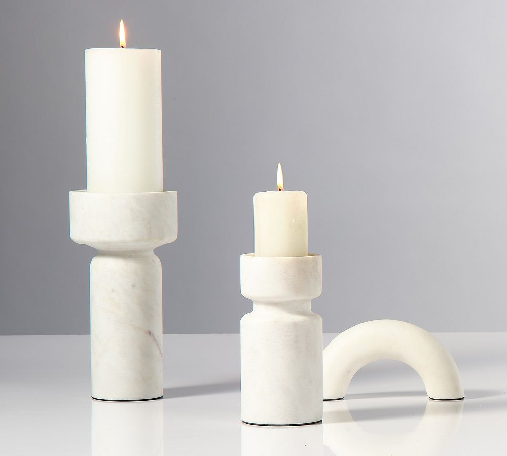 Monte Marble Candleholder | Pottery Barn (US)