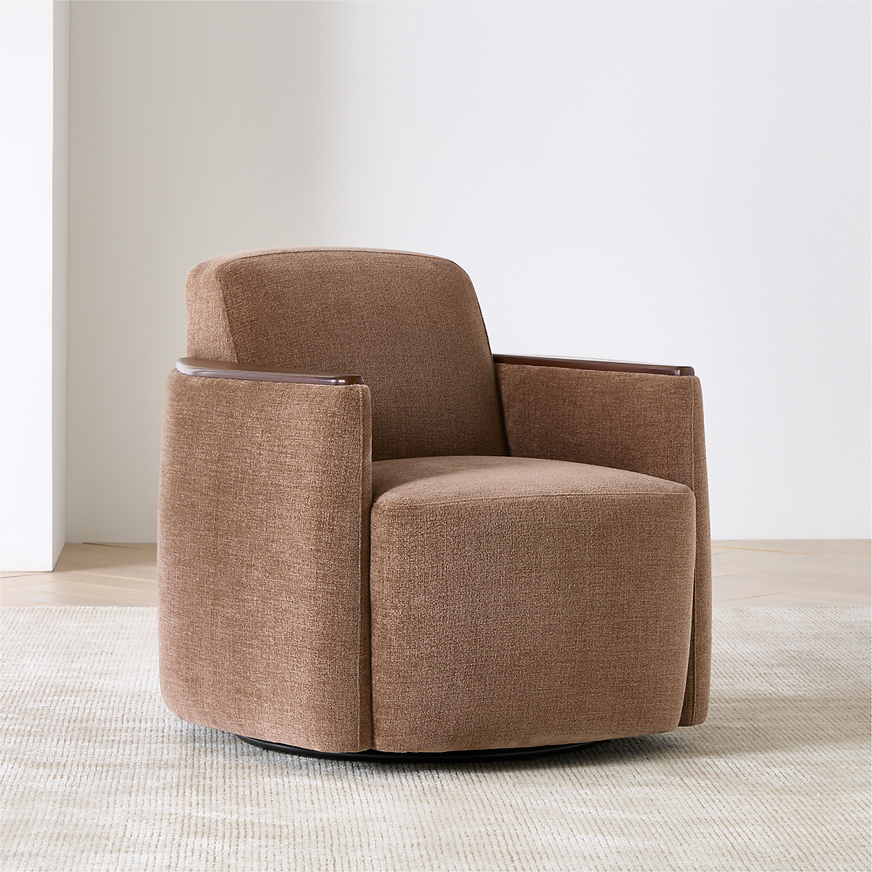 Dunbar Swivel Accent Chair | Crate & Barrel | Crate & Barrel