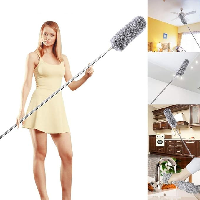 Microfiber Duster with Telescoping Extension Pole (30 to 100 inches) with Scratch-Resistant Cover... | Amazon (CA)