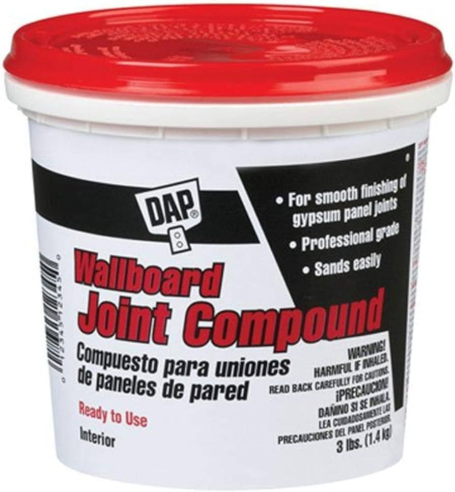 Dap 10100 Wallboard Joint Compound, White , 3-Pound | Amazon (US)