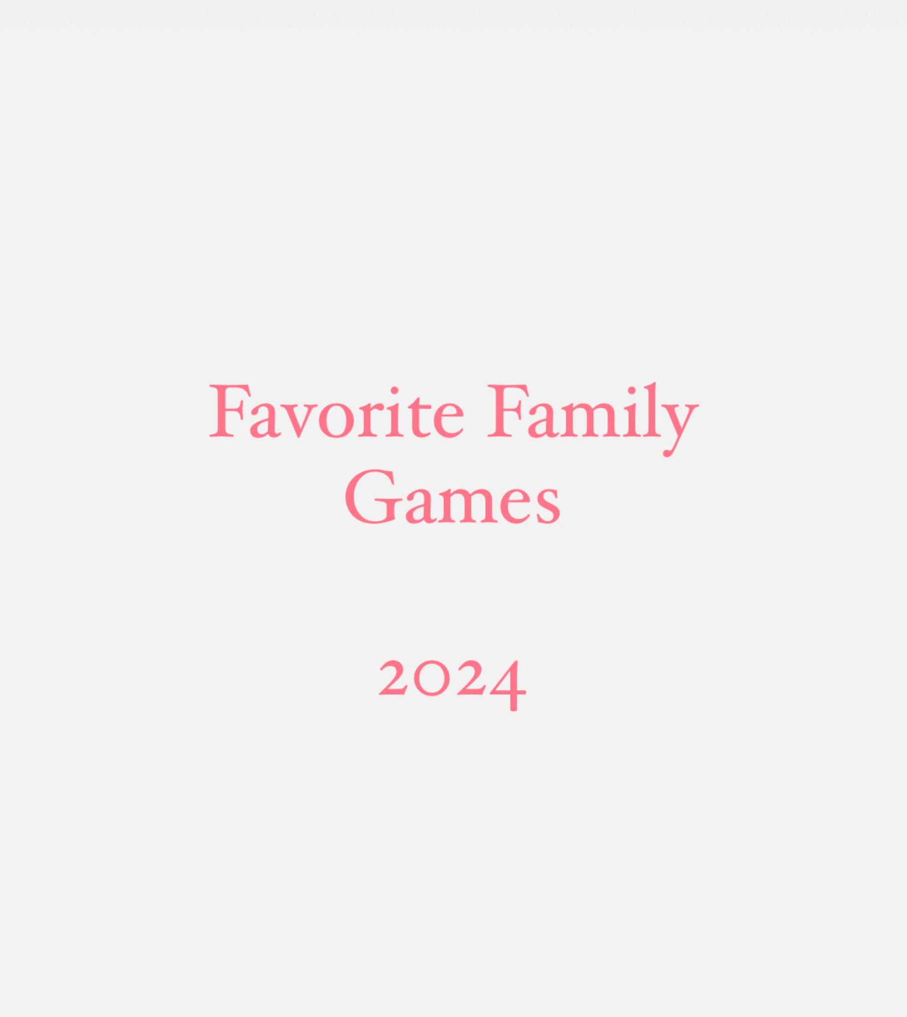 These games are SO fun!! They are all a must. If you’re into games then these are the ones! 

#LTKHome #LTKGiftGuide #LTKFamily