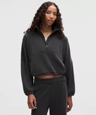 Softstreme Contrast-Ribbed Half Zip | lululemon (AU)