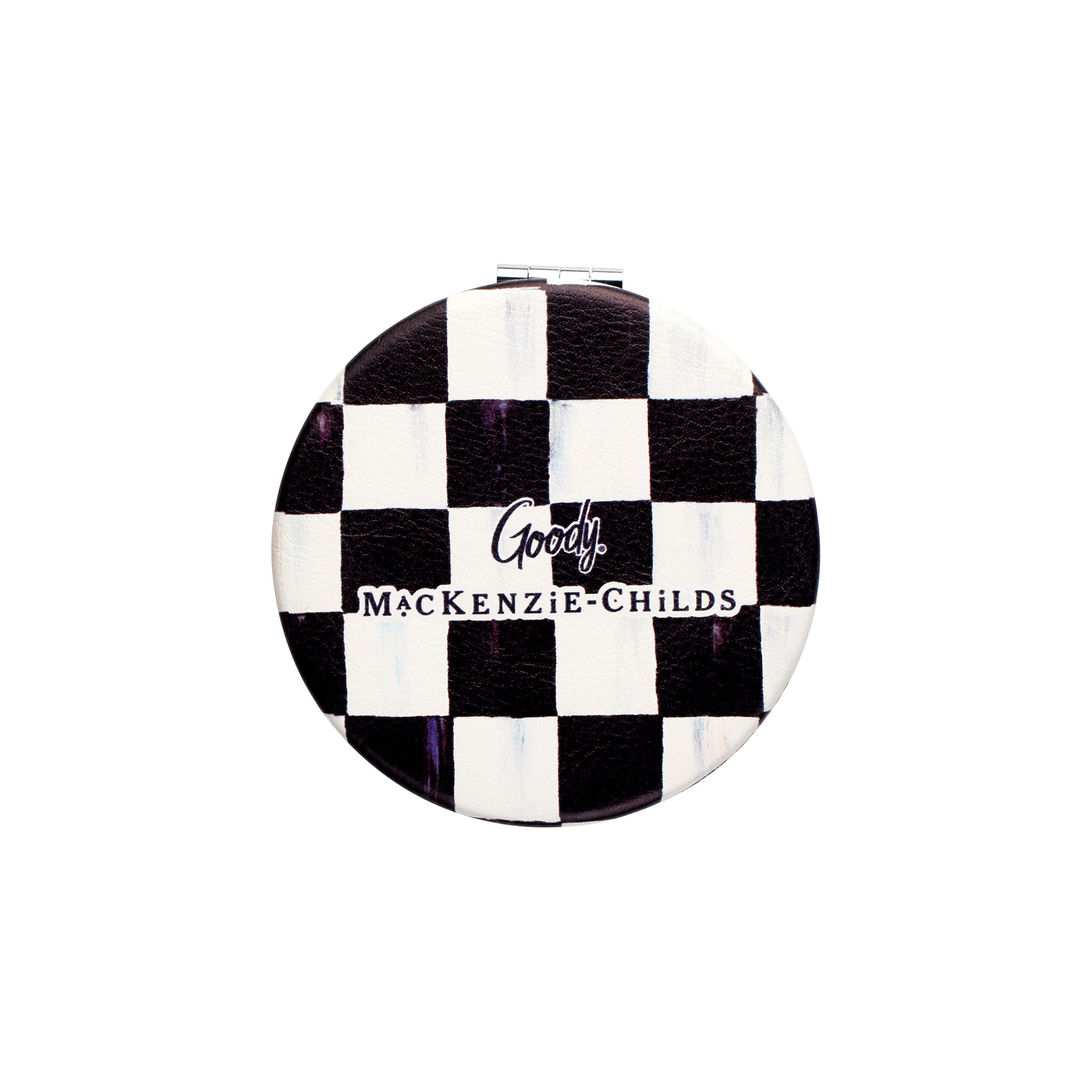 MacKenzie-Childs Goody Courtly Check Compact Mirror | MacKenzie-Childs