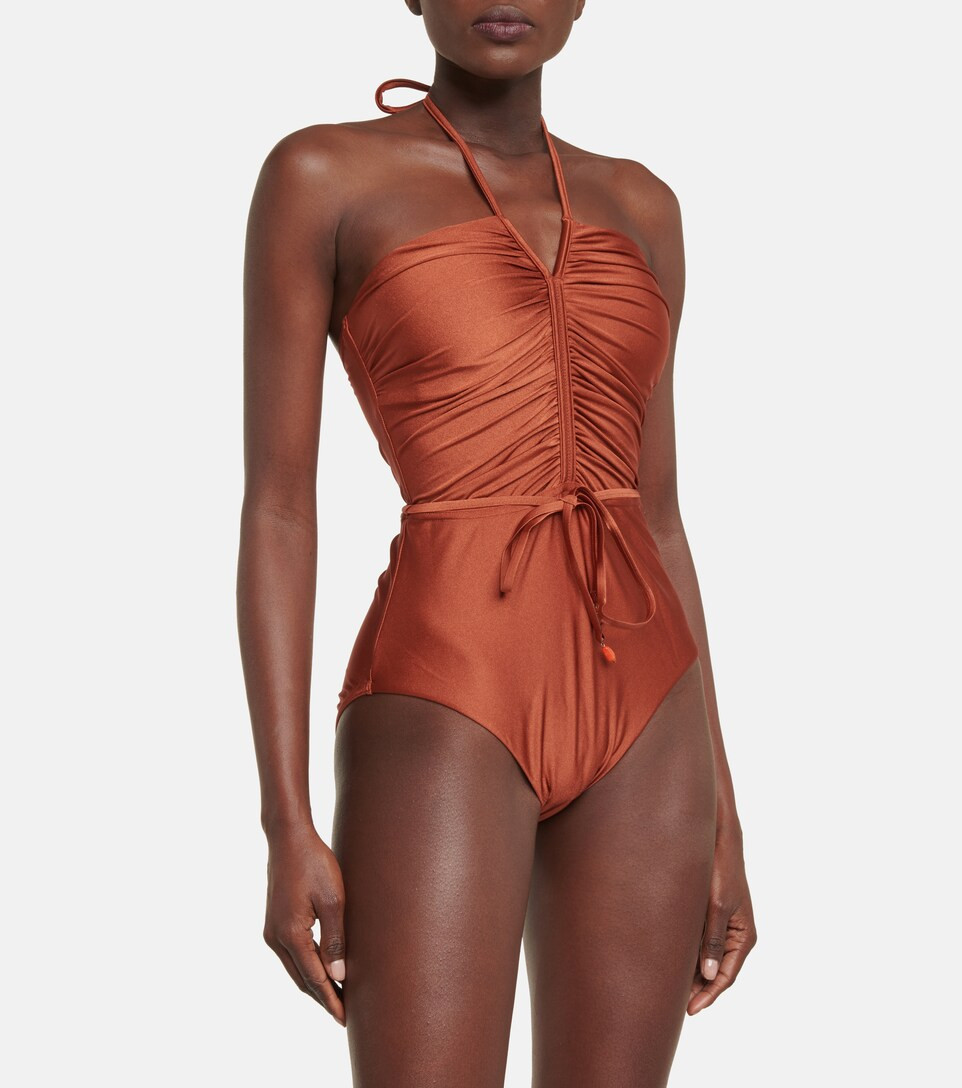Andie ruched swimsuit | Mytheresa (US/CA)