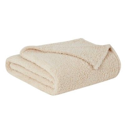 50"x60" Marshmallow Sherpa Throw Blanket - Brooklyn Loom | Target