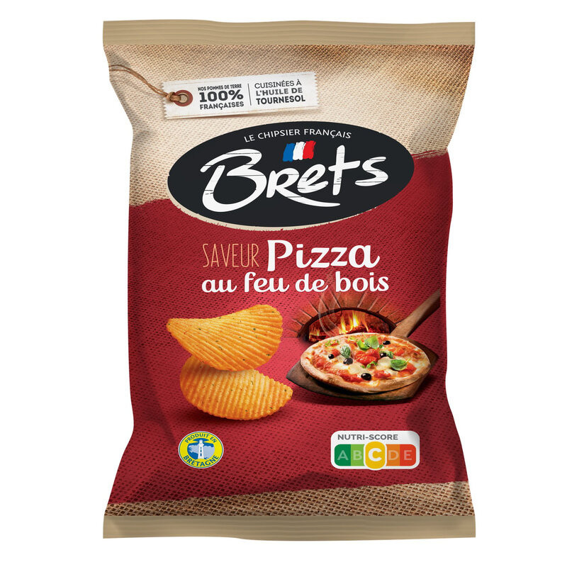 BRET'S Chips saveur pizza au feu de bois - 125 g | Joybuy