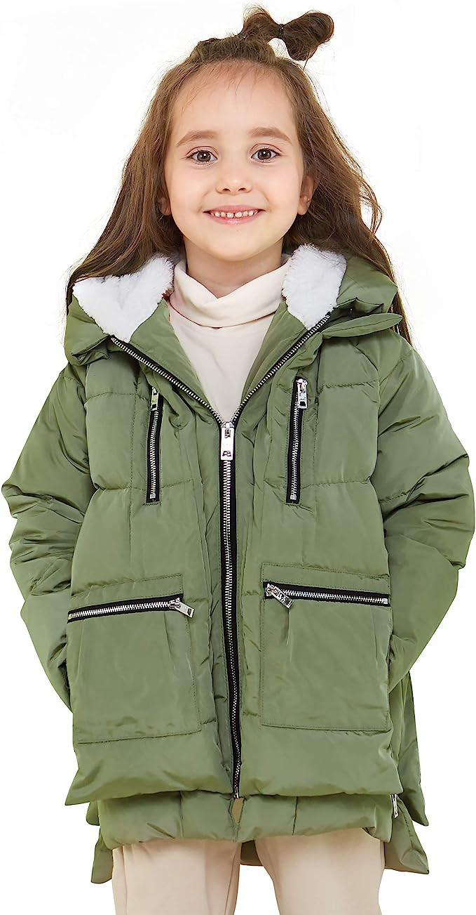 Orolay Children Hooded Down Coat Girls Quilted Puffer Jacket Boys Winter Jackets | Amazon (US)