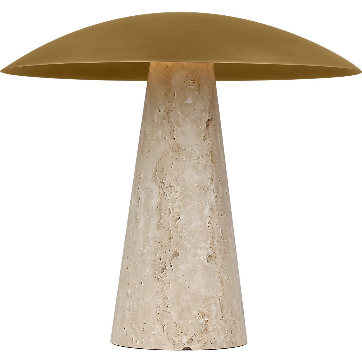 Aegis Medium Travertine Table Lamp - SLTB343 | Visual Comfort | Visual Comfort