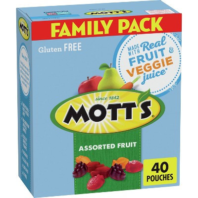 Mott's Assorted Fruit - 40ct | Target