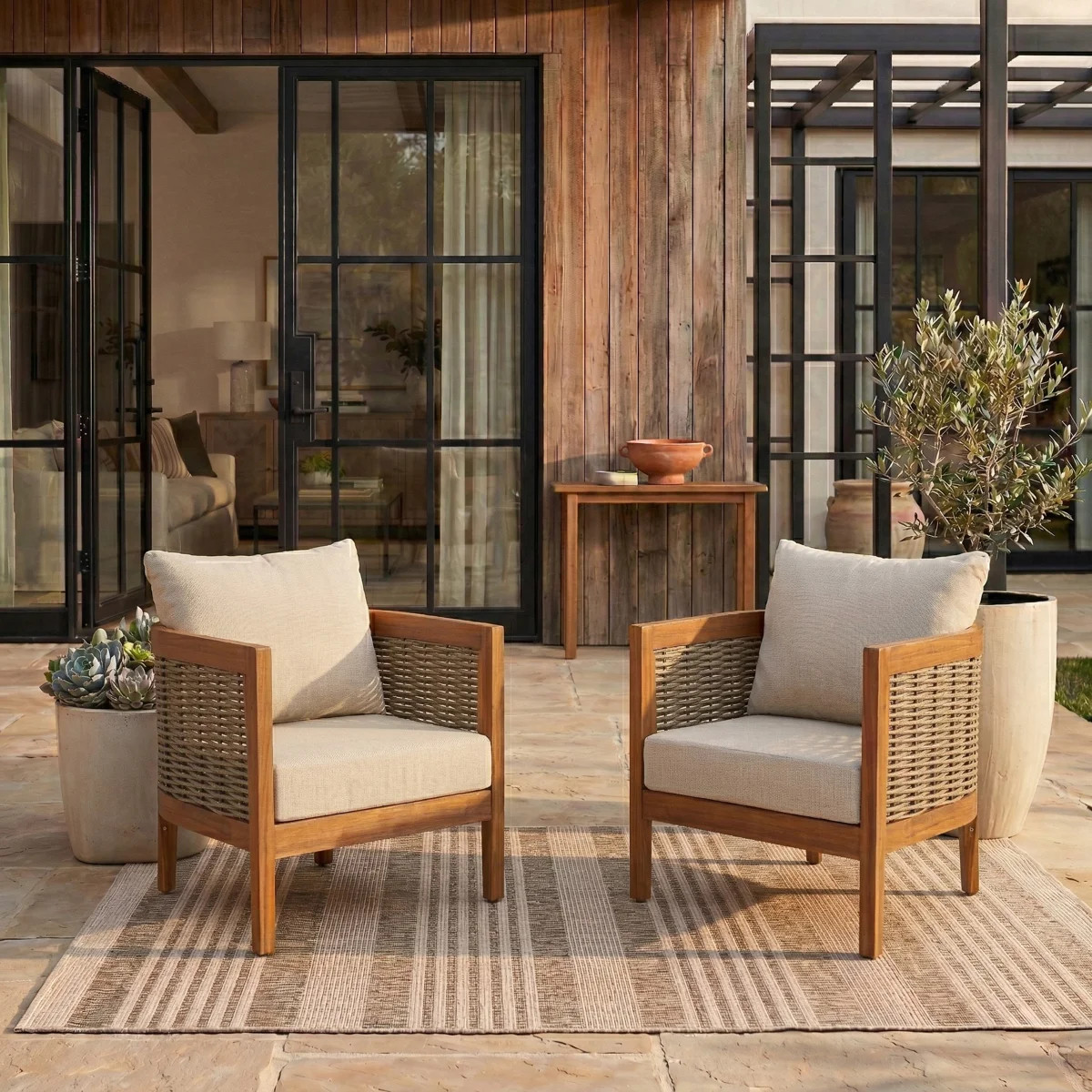 Daun Patio Chair Set Of 2 (Set of 2) | Wayfair North America